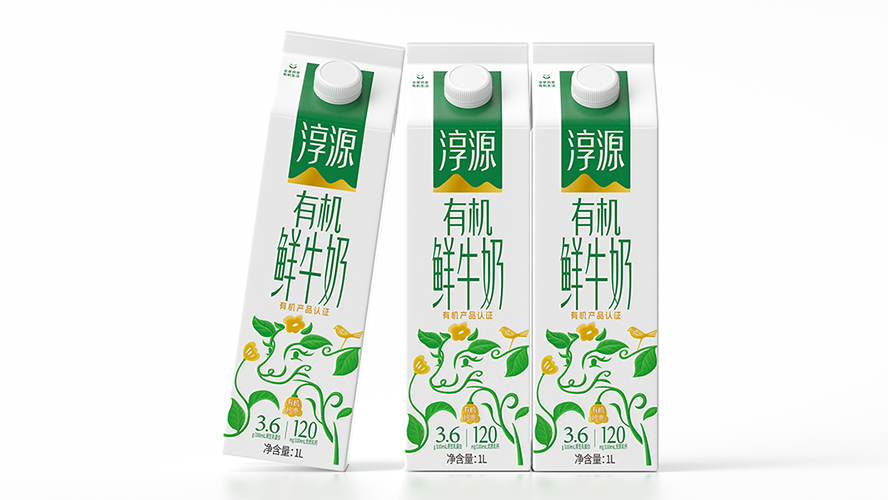 淳源有机鲜牛奶设计